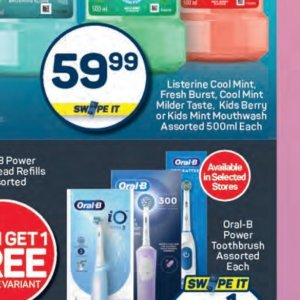 Mouthwash listerine  at Pick n Pay Hyper
