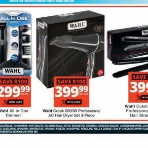 Blow dryer at Checkers