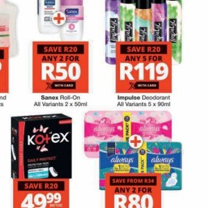 Deodorant garnier  at Checkers