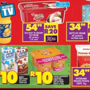 Cream danone  at Shoprite