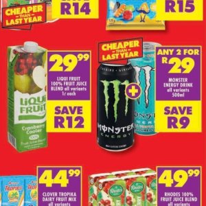 Juice at Shoprite