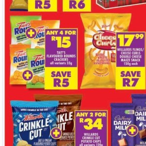 Crackers at Shoprite