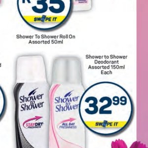 Shower at Pick n Pay Hyper