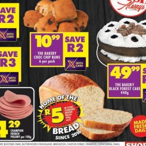 Buns at Shoprite