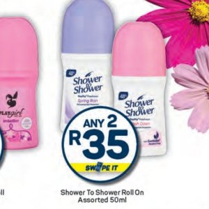 Shower at Pick n Pay Hyper