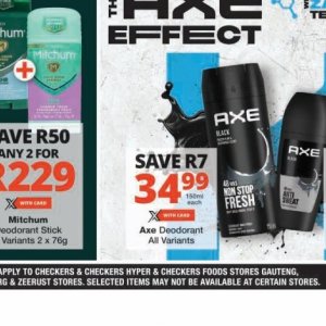 Axe at Checkers