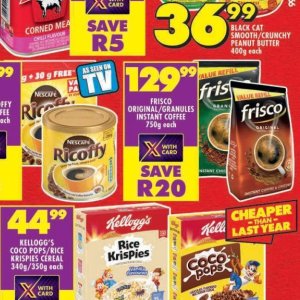 Coffee at Shoprite