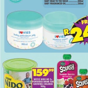 Petroleum jelly at Shoprite