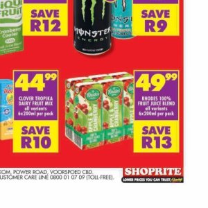 Juice at Shoprite