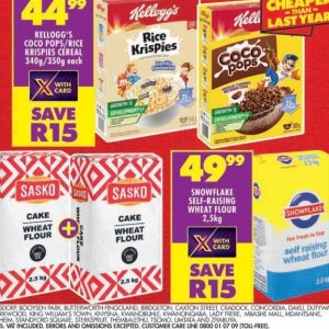 Flour at Shoprite