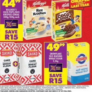 Flour at Shoprite