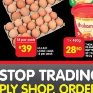 Eggs at Shoprite