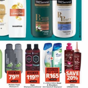 Shampoo at Checkers