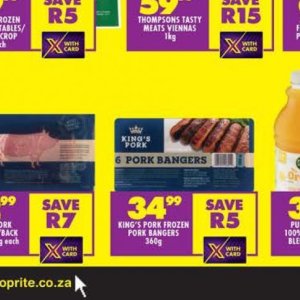 Pork at Shoprite