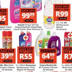 Stain remover at Checkers