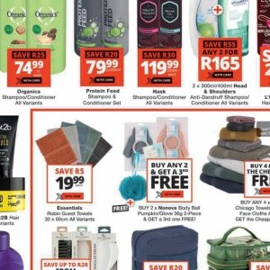 Shampoo at Checkers