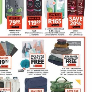 Shampoo at Checkers