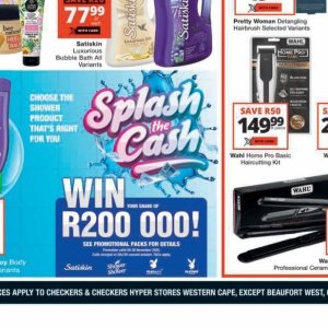 Shower at Checkers