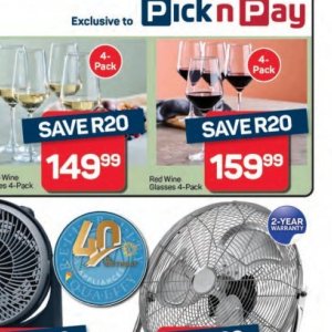Glass at Pick n Pay Hyper