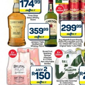 Whiskey at Pick n Pay Hyper