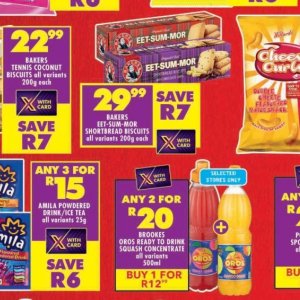 Biscuits at Shoprite