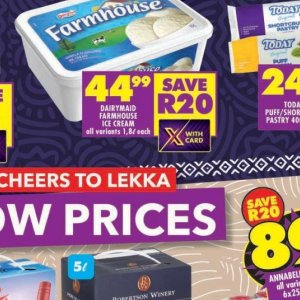 Cream at Shoprite