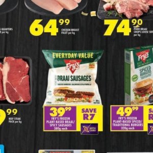 Sausages at Shoprite