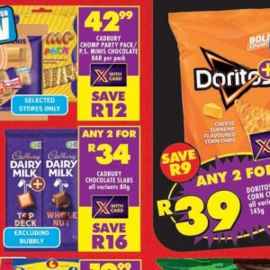 Chocolate at Shoprite