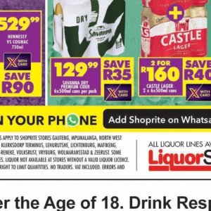 Cider at Shoprite