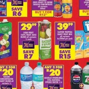 Juice at Shoprite