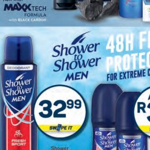 Shower at Pick n Pay Hyper