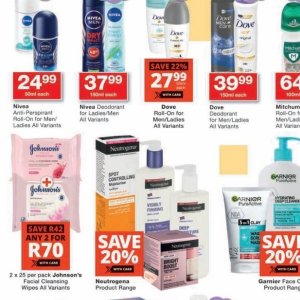 Deodorant dove  at Checkers