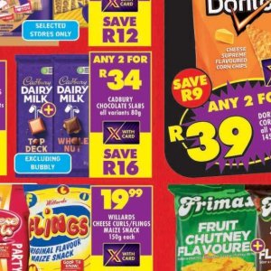 Chocolate at Shoprite