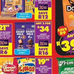 Chocolate at Shoprite