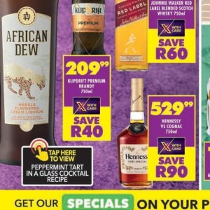 Brandy at Shoprite