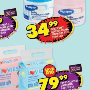 Petroleum jelly at Shoprite