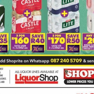 Pasta at Shoprite