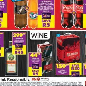 Wine at Shoprite