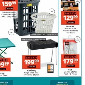 Laundry basket at Checkers