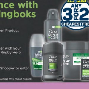 Deodorant dove  at Pick n Pay Hyper