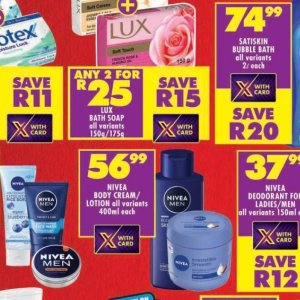 Soap nivea  at Shoprite