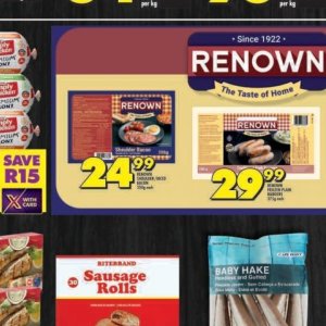 Bacon at Shoprite