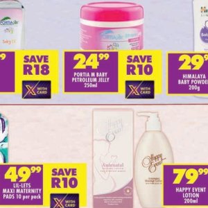 Petroleum jelly at Shoprite