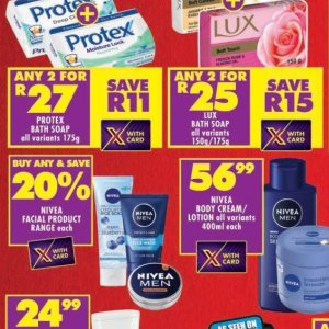 Soap nivea  at Shoprite