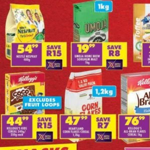 Kellogg's at Shoprite