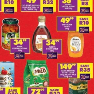 Syrup at Shoprite