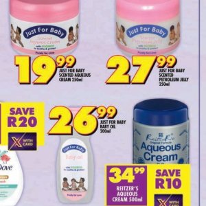 Petroleum jelly at Shoprite