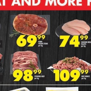 Pork at Shoprite