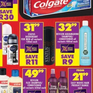Shampoo at Shoprite