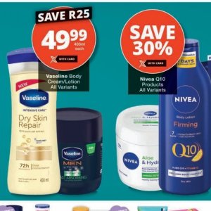Body cream nivea  at Checkers